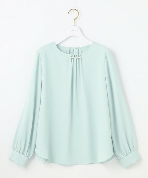 L size ONWARD(大きいサイズ) / エルサイズオンワード シャツ・ブラウス | 【洗える】フロントパール調 ブラウス | 詳細20