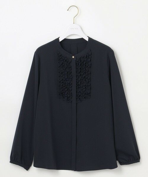 L size ONWARD(大きいサイズ) / エルサイズオンワード シャツ・ブラウス | 【洗える】フリルディテール ブラウス | 詳細10