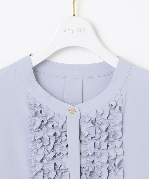L size ONWARD(大きいサイズ) / エルサイズオンワード シャツ・ブラウス | 【洗える】フリルディテール ブラウス | 詳細16