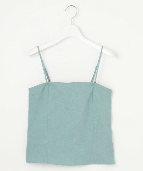 L size ONWARD(大きいサイズ) / エルサイズオンワード その他トップス | 【セットアップ対応・接触冷感・洗える】リネンライクシンセティックキャミ ビスチェ | 詳細7