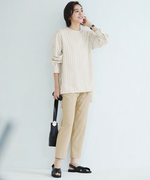 L size ONWARD(大きいサイズ) / エルサイズオンワード シャツ・ブラウス | 【SHIHOさん着用・洗える】SOMELOSチュニック ブラウス | 詳細19