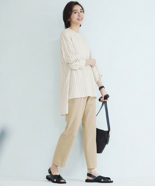 L size ONWARD(大きいサイズ) / エルサイズオンワード シャツ・ブラウス | 【SHIHOさん着用・洗える】SOMELOSチュニック ブラウス | 詳細20