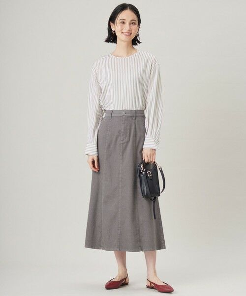 L size ONWARD(大きいサイズ) / エルサイズオンワード シャツ・ブラウス | 【SHIHOさん着用・洗える】SOMELOSチュニック ブラウス | 詳細21