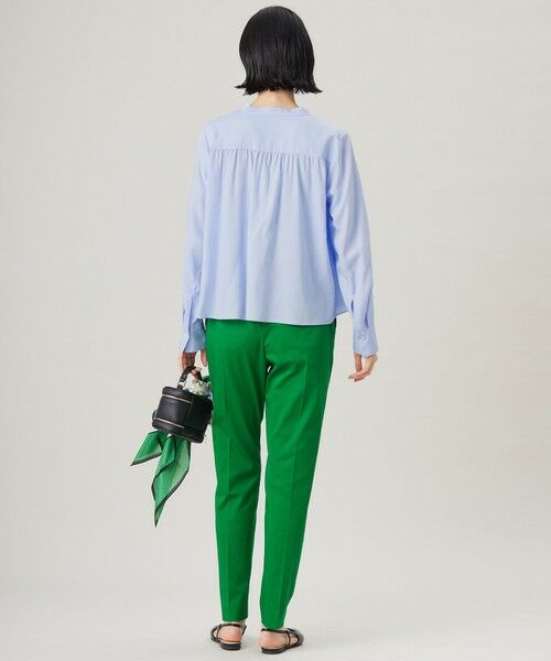 L size ONWARD(大きいサイズ) / エルサイズオンワード シャツ・ブラウス | 【洗える】SOMELOSクロップド丈 ブラウス | 詳細6