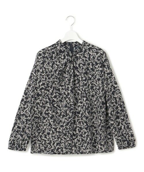 L size ONWARD(大きいサイズ) / エルサイズオンワード シャツ・ブラウス | 【洗える】シャドーリーフ プリント ブラウス | 詳細8