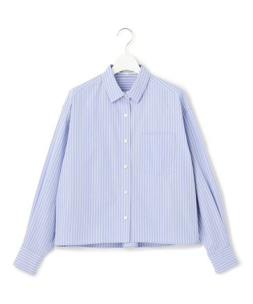 L size ONWARD(大きいサイズ) / エルサイズオンワード シャツ・ブラウス | 【洗える】CANCLINI クロップド テントライン シャツ | 詳細24