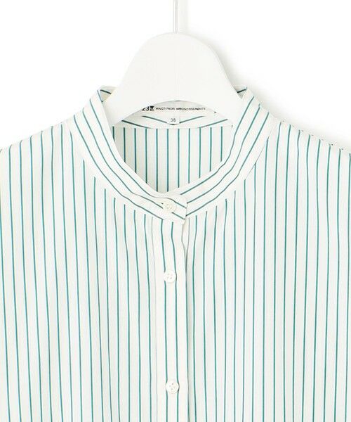 L size ONWARD(大きいサイズ) / エルサイズオンワード シャツ・ブラウス | 【洗える】CANCLINI ギャザー フレア ブラウス | 詳細10