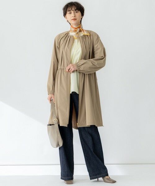 L size ONWARD(大きいサイズ) / エルサイズオンワード シャツ・ブラウス | 【洗える】シアーコットンシルク シャーリング デザイン ブラウス | 詳細11