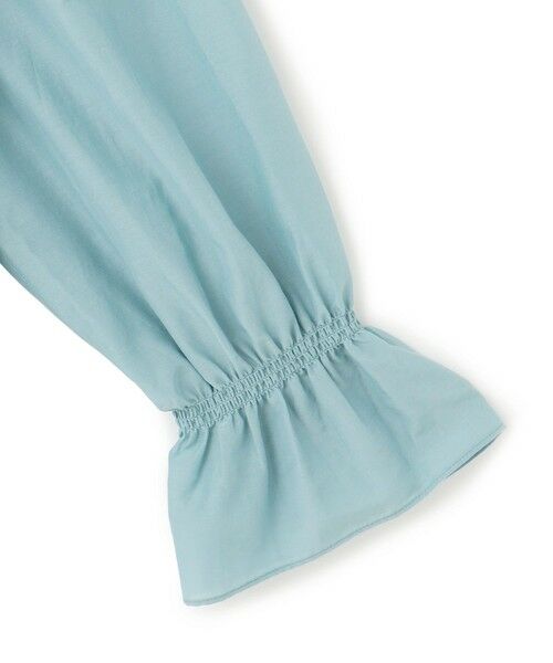 L size ONWARD(大きいサイズ) / エルサイズオンワード シャツ・ブラウス | 【洗える】シアーコットンシルク シャーリング デザイン ブラウス | 詳細18