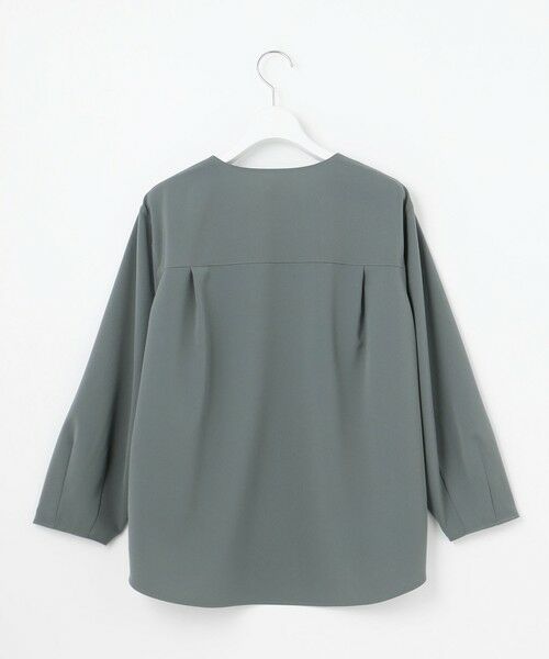 L size ONWARD(大きいサイズ) / エルサイズオンワード シャツ・ブラウス | 【洗える】2WAYストレッチツイル ブラウス | 詳細9