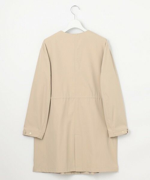 L size ONWARD(大きいサイズ) / エルサイズオンワード その他アウター | 【洗える・撥水】ドライツイルストレッチ ノーカラー コート | 詳細9