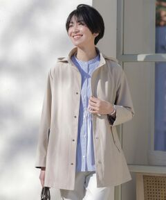 L size ONWARD(大きいサイズ) / エルサイズオンワード その他アウター | 【洗える・撥水】ドライツイルストレッチ フーディ アウター