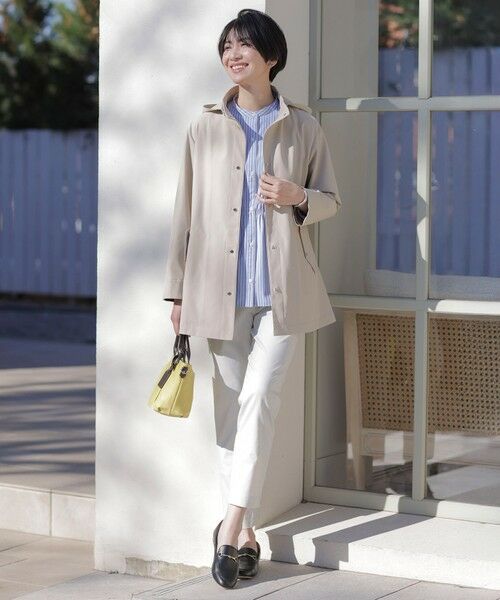 L size ONWARD(大きいサイズ) / エルサイズオンワード その他アウター | 【洗える・撥水】ドライツイルストレッチ フーディ アウター | 詳細4