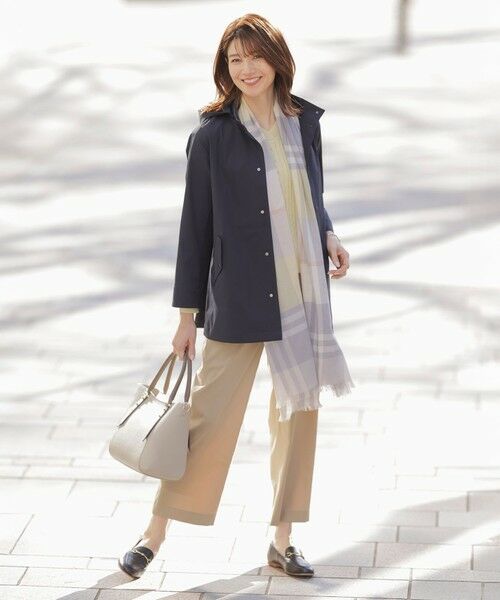 L size ONWARD(大きいサイズ) / エルサイズオンワード その他アウター | 【洗える・撥水】ドライツイルストレッチ フーディ アウター | 詳細19