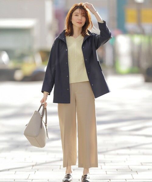 L size ONWARD(大きいサイズ) / エルサイズオンワード その他アウター | 【洗える・撥水】ドライツイルストレッチ フーディ アウター | 詳細20