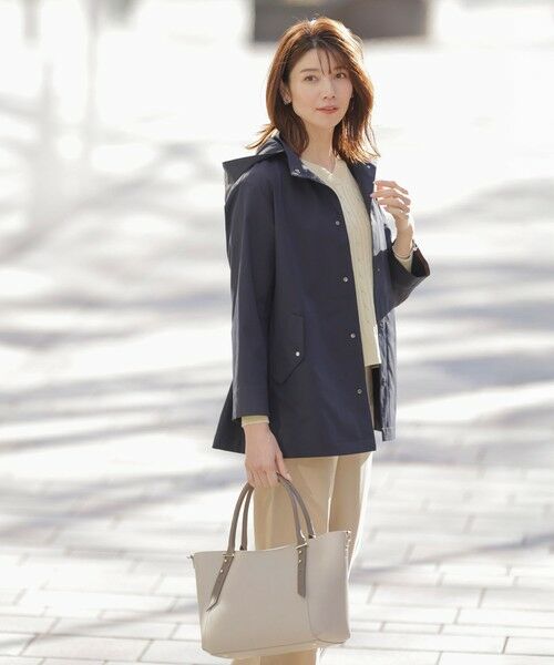 L size ONWARD(大きいサイズ) / エルサイズオンワード その他アウター | 【洗える・撥水】ドライツイルストレッチ フーディ アウター | 詳細21