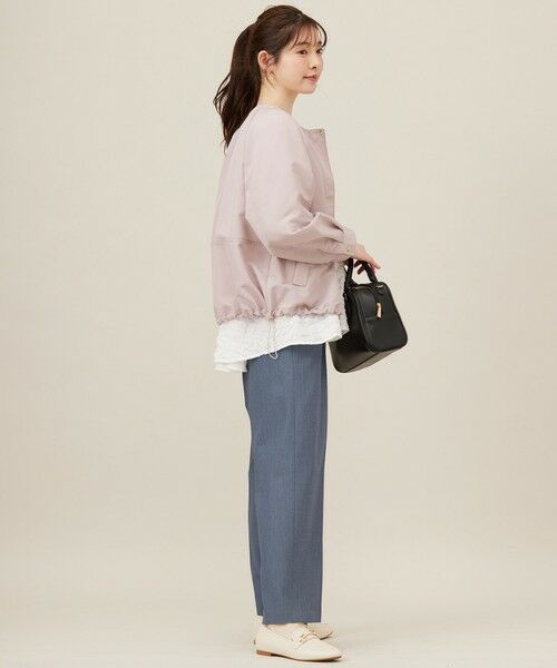 L size ONWARD(大きいサイズ) / エルサイズオンワード ブルゾン | 【撥水・UVカット・花粉ガード】2WAYラグランフーディ ブルゾン | 詳細2