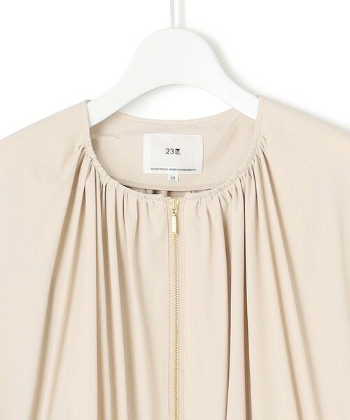 L size ONWARD(大きいサイズ) / エルサイズオンワード ナイロンジャケット | 【撥水加工】ナイロン2WAYストレッチ ロングアウター | 詳細15