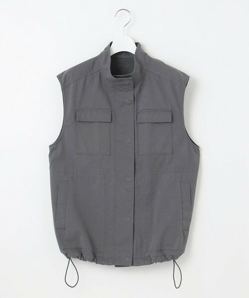L size ONWARD(大きいサイズ) / エルサイズオンワード ベスト | 【SLOW/一部店舗限定】ミリタリー ベスト | 詳細13