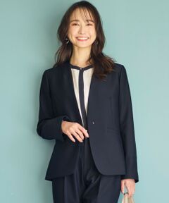 セール】 レディース ノーカラージャケット（条件：L size