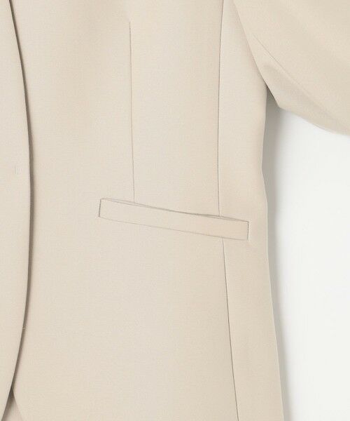 L size ONWARD(大きいサイズ) / エルサイズオンワード ノーカラージャケット | 【洗える】褒めらレディノーカラー ジャケット | 詳細17