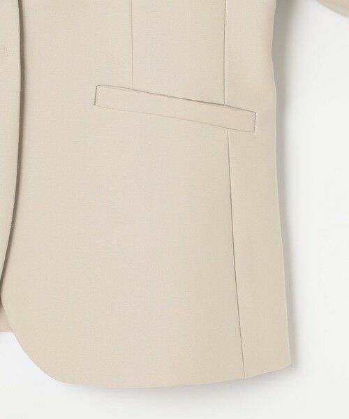 L size ONWARD(大きいサイズ) / エルサイズオンワード ノーカラージャケット | 【洗える】褒めらレディノーカラー ジャケット | 詳細18