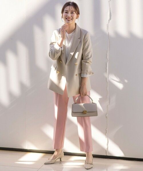 L size ONWARD(大きいサイズ) / エルサイズオンワード テーラードジャケット | 【洗える】褒めらレディテーラード ジャケット | 詳細13