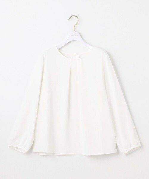 L size ONWARD(大きいサイズ) / エルサイズオンワード ノーカラージャケット | 【2SET】ウォッシャブルジャケット × ブラウス セット | 詳細22