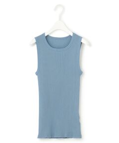 L size ONWARD(大きいサイズ) / エルサイズオンワード タンクトップ | 【洗える】オーガニックリブタンク カットソー