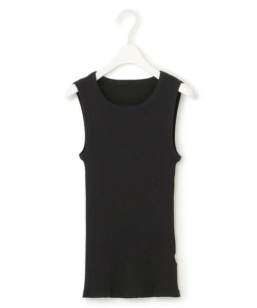 L size ONWARD(大きいサイズ) / エルサイズオンワード タンクトップ | 【洗える】オーガニックリブタンク カットソー | 詳細6