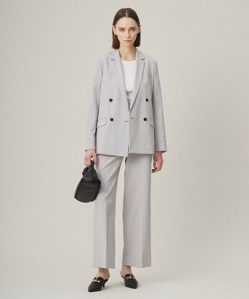 L size ONWARD(大きいサイズ) / エルサイズオンワード タンクトップ | 【洗える】オーガニックリブタンク カットソー | 詳細13