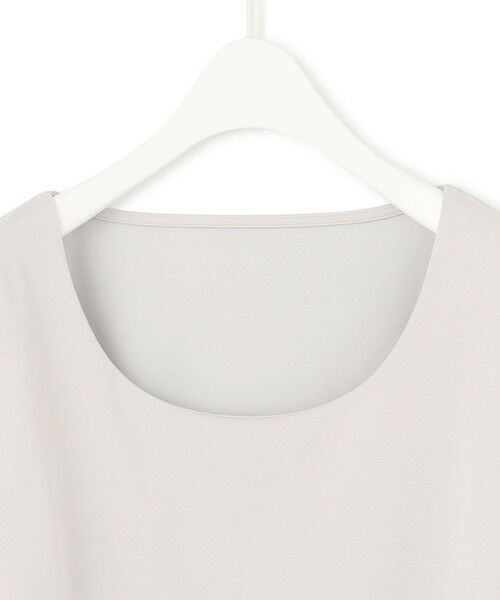 L size ONWARD(大きいサイズ) / エルサイズオンワード カットソー | 【洗える】 スーペリアジャージー Uネック半袖プルオーバー | 詳細5