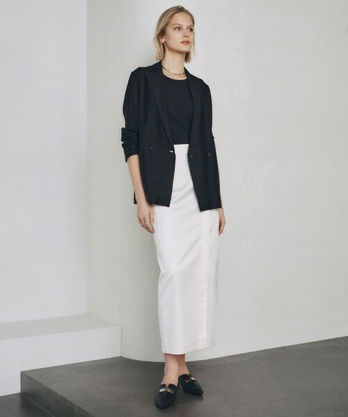 L size ONWARD(大きいサイズ) / エルサイズオンワード カットソー | 【洗える】ベーシックインナー ノースリーブカットソー | 詳細1