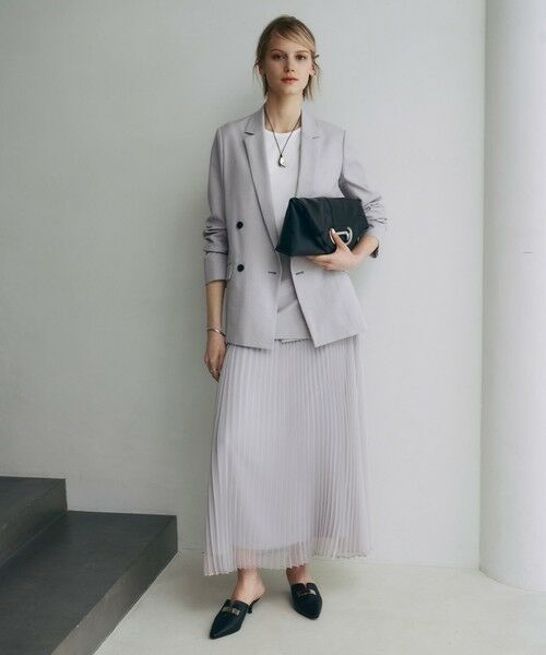 L size ONWARD(大きいサイズ) / エルサイズオンワード カットソー | 【洗える】ベーシックインナー ノースリーブカットソー | 詳細8