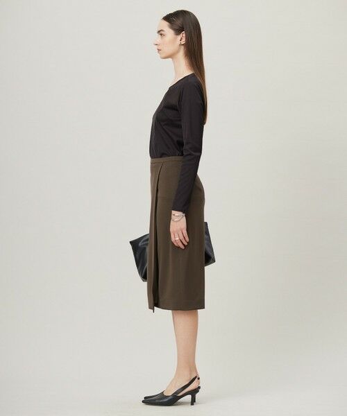 L size ONWARD(大きいサイズ) / エルサイズオンワード カットソー | 【洗える】 PlaXフィラメントジャージー シアーコンビカットソー | 詳細3