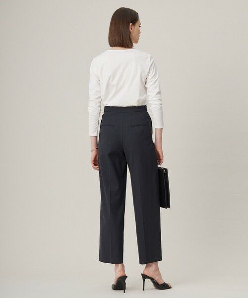 L size ONWARD(大きいサイズ) / エルサイズオンワード カットソー | 【洗える】 PlaXフィラメントジャージー シアーコンビカットソー | 詳細15