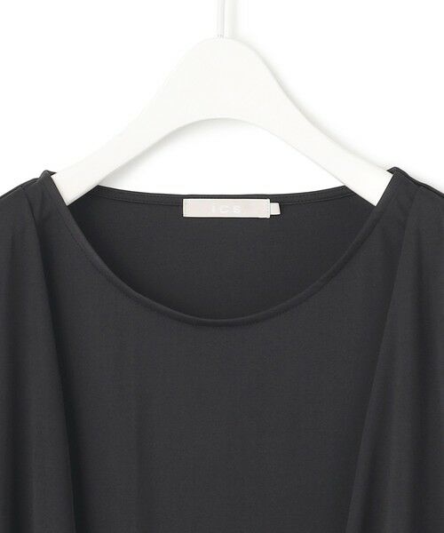 L size ONWARD(大きいサイズ) / エルサイズオンワード カットソー | 【洗える】 PlaXフィラメントジャージー ドレープカットソー | 詳細6