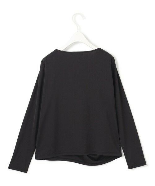 L size ONWARD(大きいサイズ) / エルサイズオンワード カットソー | 【洗える】 PlaXフィラメントジャージー ドレープカットソー | 詳細5