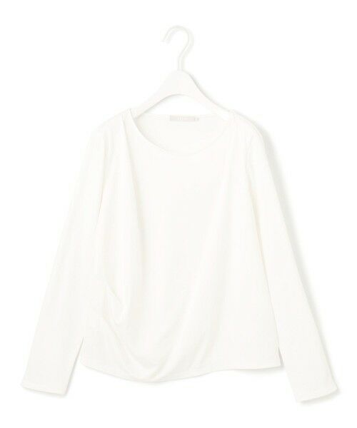 L size ONWARD(大きいサイズ) / エルサイズオンワード カットソー | 【洗える】 PlaXフィラメントジャージー ドレープカットソー | 詳細13