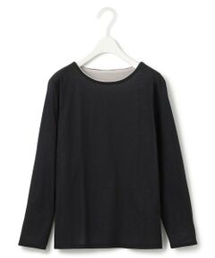 L size ONWARD(大きいサイズ) / エルサイズオンワード カットソー | 【洗える】46Gハンドレッドジャージー プルオーバー