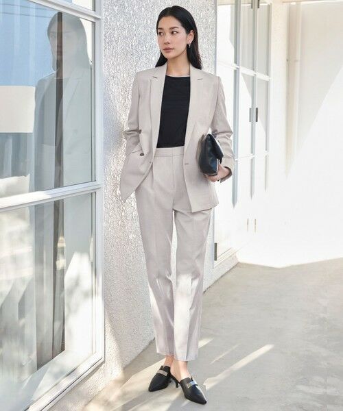 L size ONWARD(大きいサイズ) / エルサイズオンワード カットソー | 【洗える】46Gハンドレッドジャージー プルオーバー | 詳細1