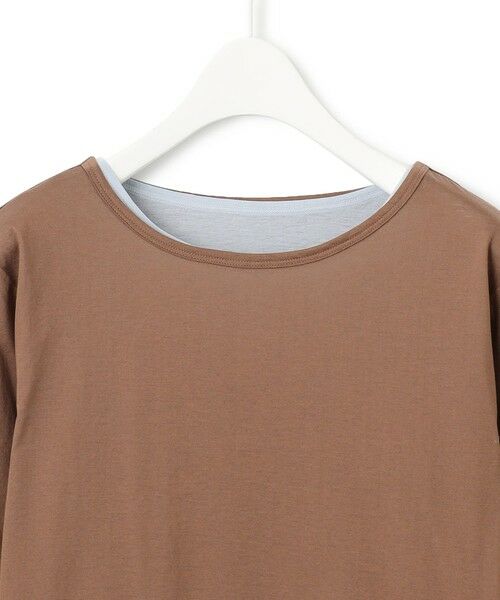 L size ONWARD(大きいサイズ) / エルサイズオンワード カットソー | 【洗える】46Gハンドレッドジャージー プルオーバー | 詳細4