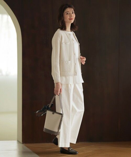 L size ONWARD(大きいサイズ) / エルサイズオンワード カットソー | 【WEB限定カラーあり】スムースジャージー フレアー カットソー | 詳細9