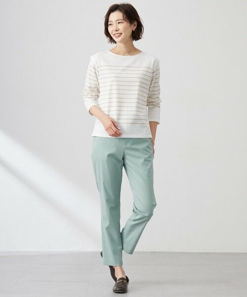 L size ONWARD(大きいサイズ) / エルサイズオンワード カットソー | バスクボーダー カットソー | 詳細14