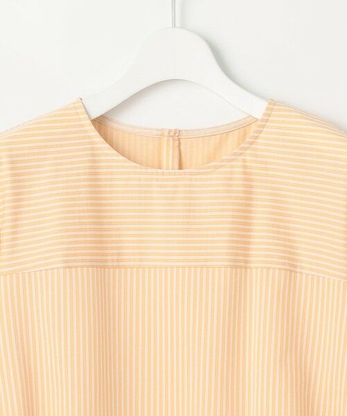 L size ONWARD(大きいサイズ) / エルサイズオンワード カットソー | Jカミーチェストライプ クルーネック カットソー | 詳細8
