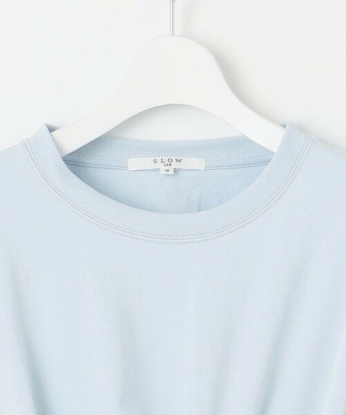 L size ONWARD(大きいサイズ) / エルサイズオンワード カットソー | 【SLOW/一部店舗限定】MVSコットン カシュクール 5分丈 Tシャツ | 詳細6