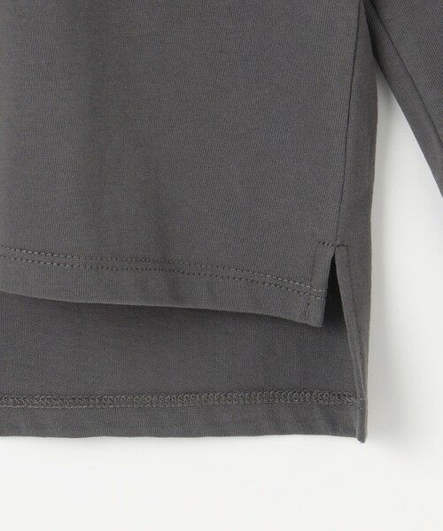 L size ONWARD(大きいサイズ) / エルサイズオンワード カットソー | 【SLOW/一部店舗限定】MVSコットン フレア袖 ロゴTシャツ | 詳細6