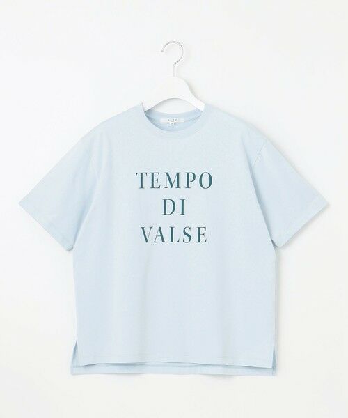 ドゥロワー ロゴ入り上質コットンカットソーTシャツ ドゥロワー ロゴ入り上質コットンカットソーTシャツ（Tシャツ