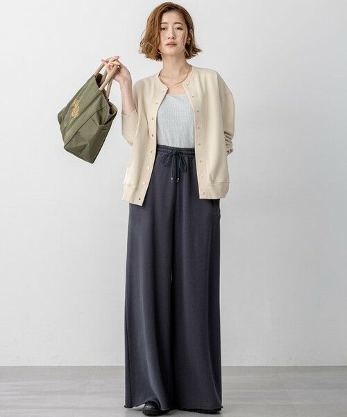 L size ONWARD(大きいサイズ) / エルサイズオンワード タンクトップ | 【SLOW/一部店舗限定】好評につき新色追加！ラメリブジャージー タンクトップ | 詳細8