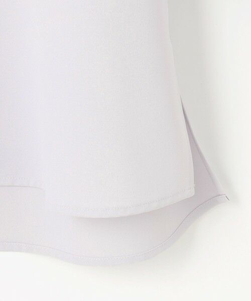 L size ONWARD(大きいサイズ) / エルサイズオンワード カットソー | 【洗える】2wayストレッチジョーゼットロゴ ロンT | 詳細16